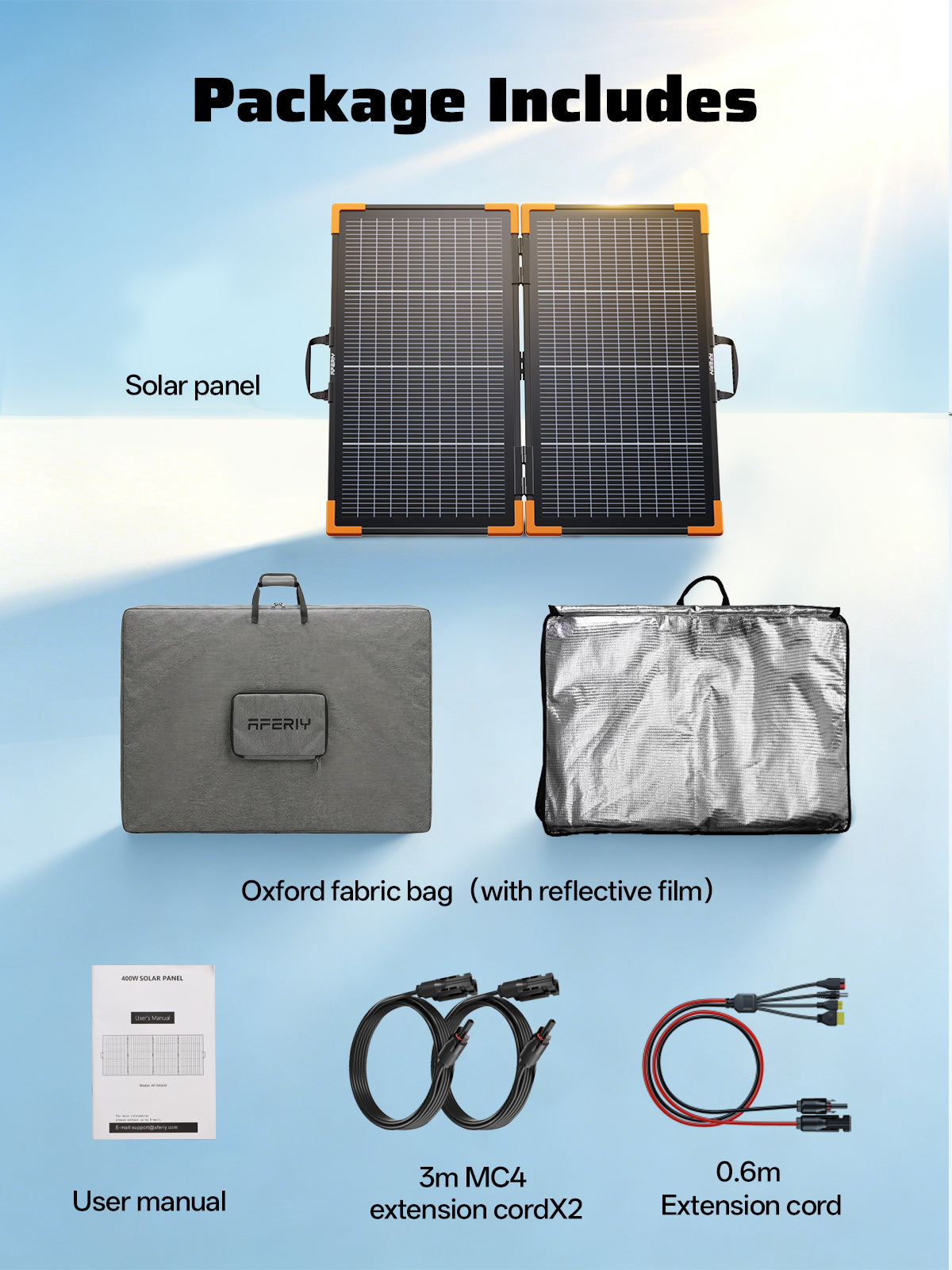 AFERIY AF-SA100 Portable Solar Panel 100W