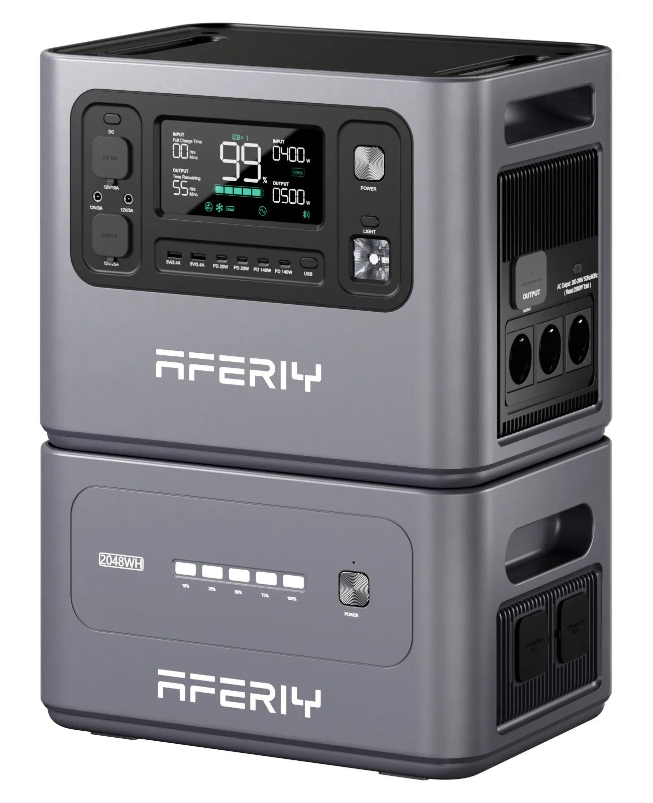 Estación de energía portátil AFERIY Haven2800 P280 | 2800W 2048Wh-10240Wh