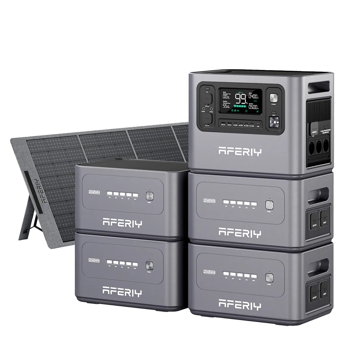 AFERIY Haven2800 P280 2800W zonnegenerator met uitbreidingsbatterij