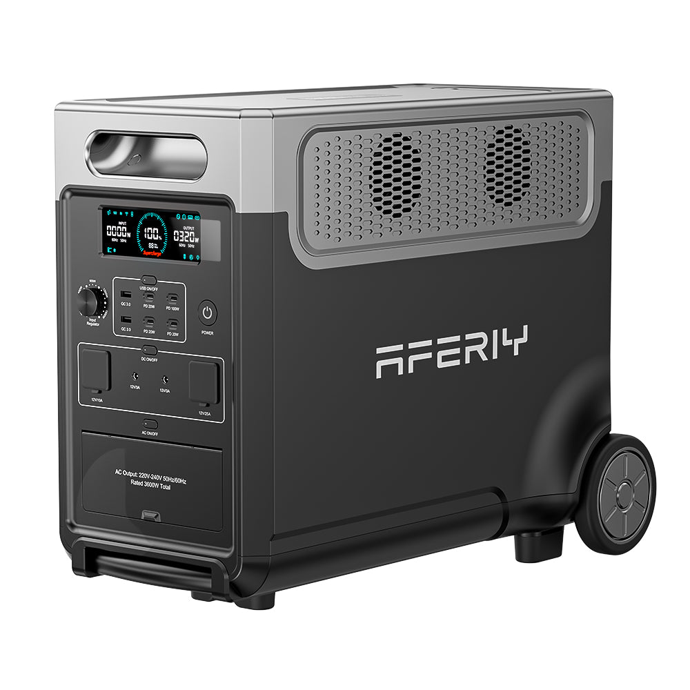 AFERIY P310 Draagbaar energiestation met APP-bediening | 3600W 3840Wh ~11520Wh