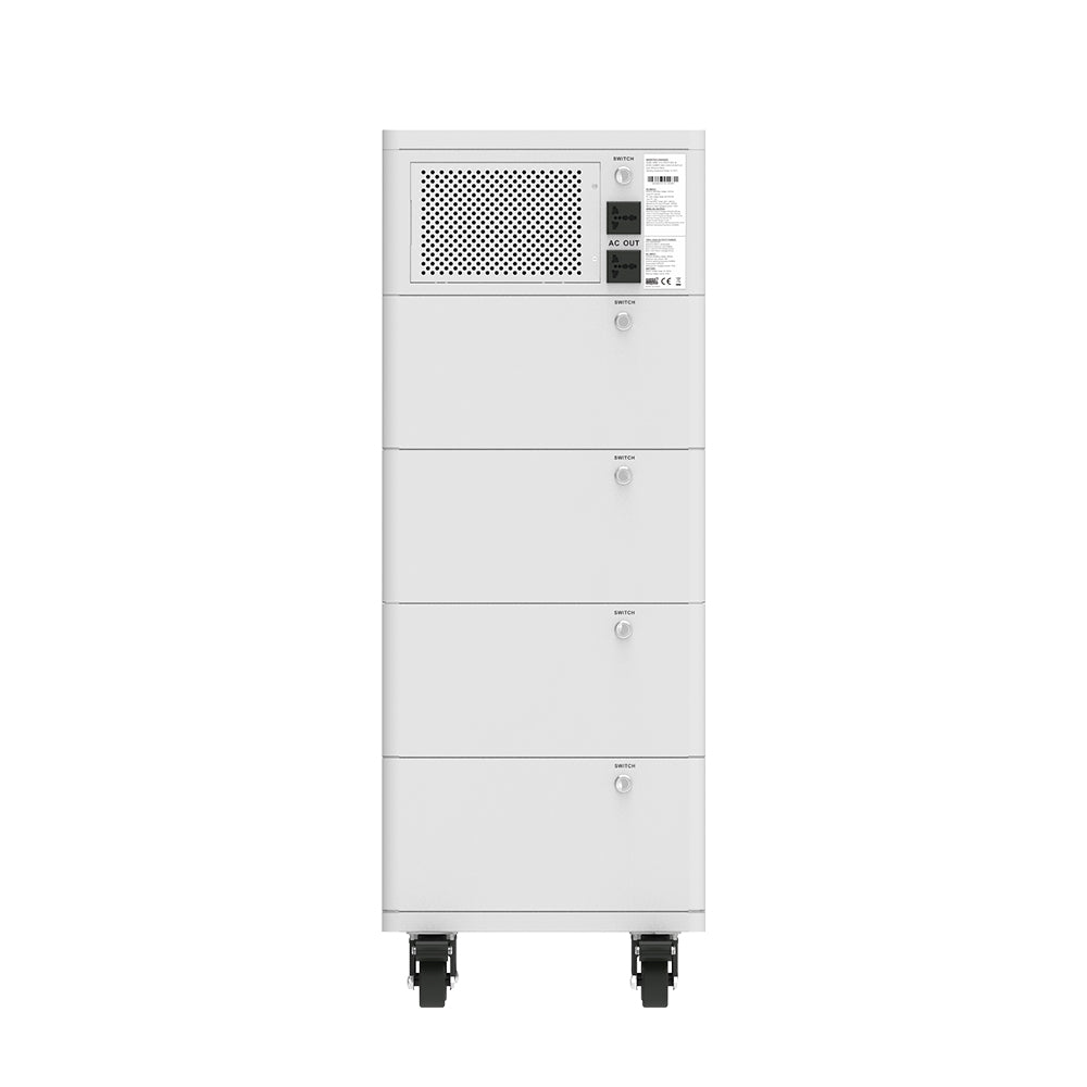 AFERIY PN062 otthoni napelemes energiatároló akkumulátor | 6200W 5,12~20,48kWh