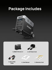 Generador solar AFERIY P310 de 3600 W con control por aplicación | Hasta 11 520 Wh