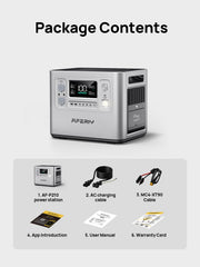 AFERIY Haven2400 (P210) Portable Power Station 2400W 2048Wh Silver