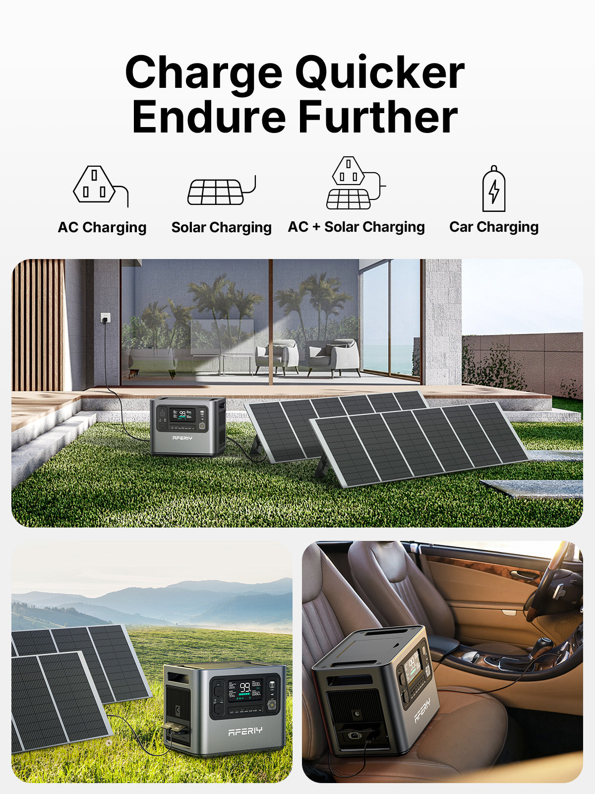 AFERIY Haven2400 P210 Draagbare Power Station 2400W 2048Wh