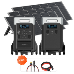 AFERIY P310 3600W Solar Generator Kit with 3840Wh Extension Battery