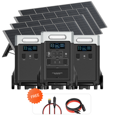 AFERIY P310 3600W Solar Generator Kit with 3840Wh Extension Battery