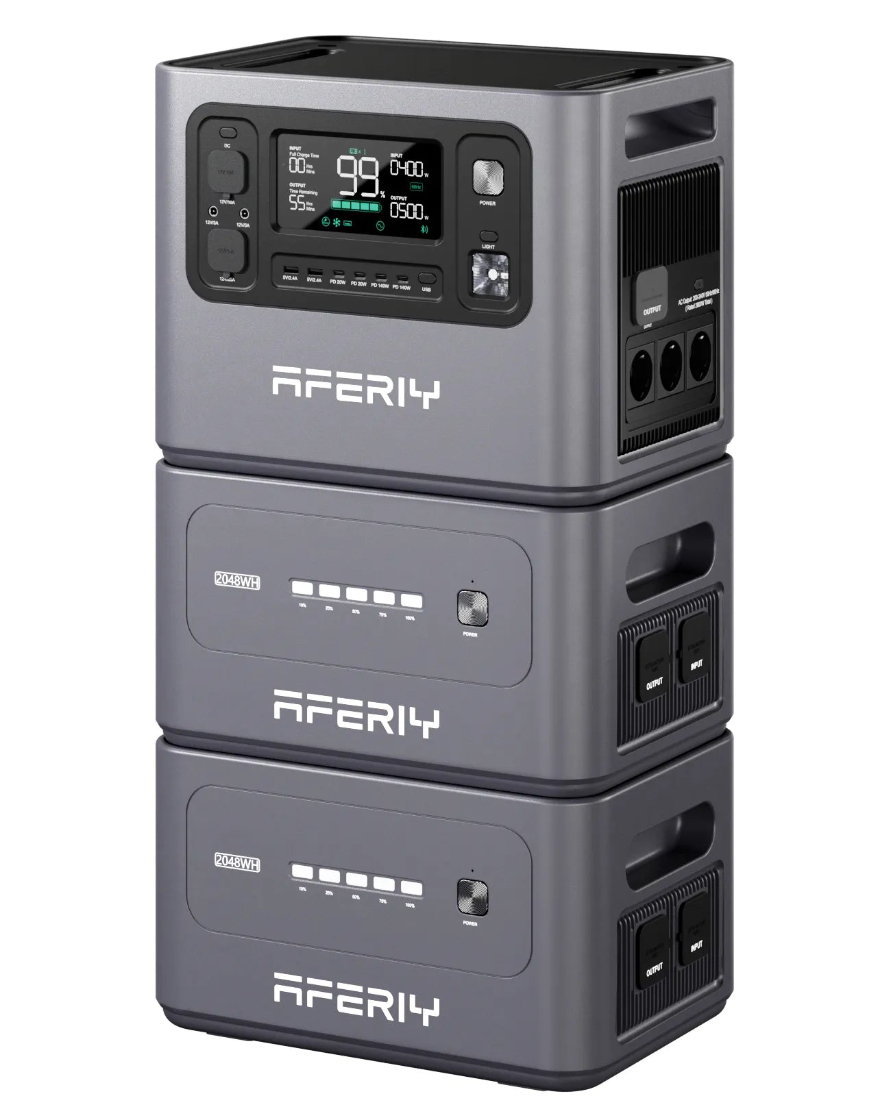 AFERIY Haven2800 P280 hordozható áramforrás | 2800W 2048Wh-10240Wh