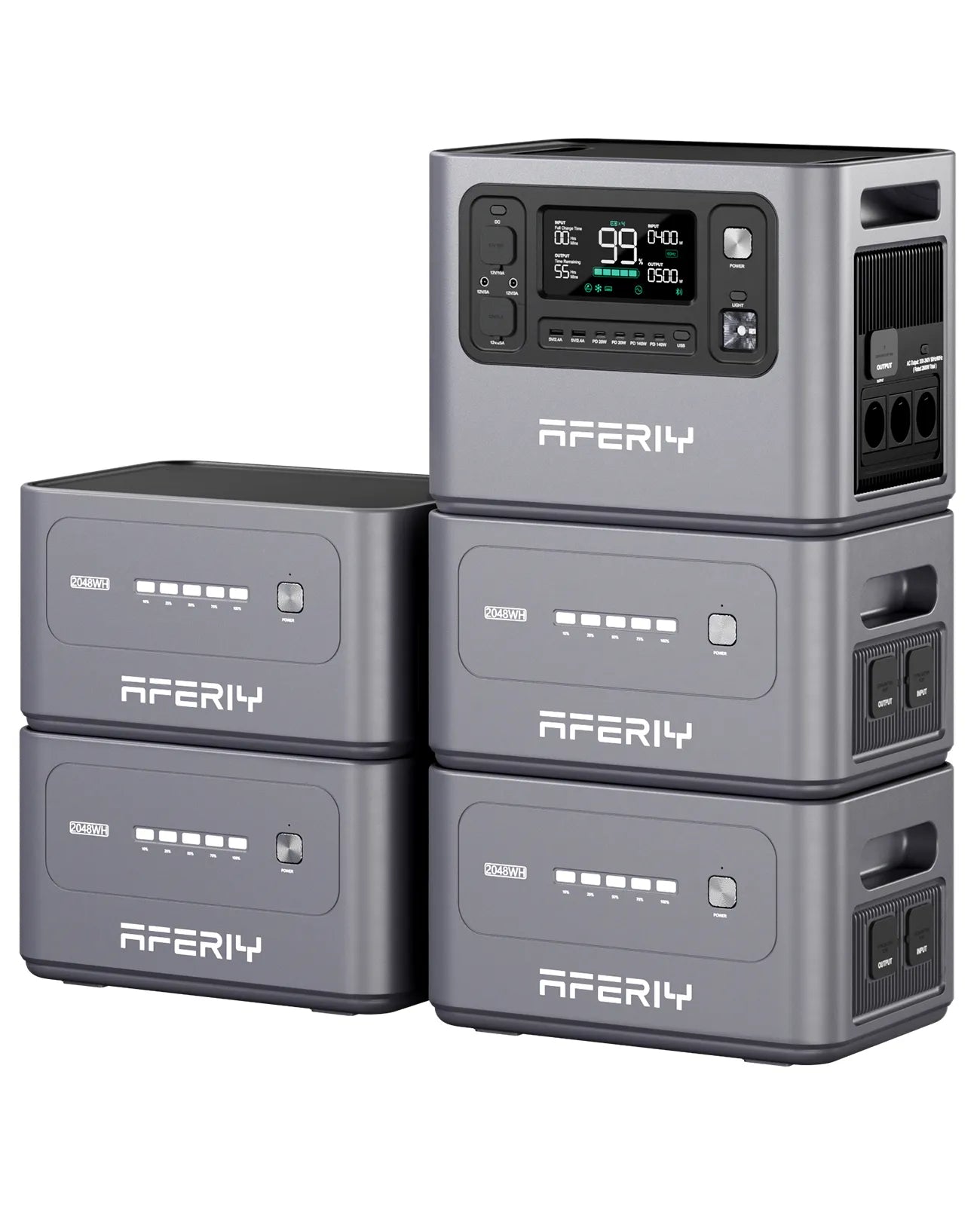 AFERIY Haven2800 P280 hordozható áramforrás | 2800W 2048Wh-10240Wh