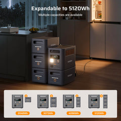 AFERIY Nomad1800 Pro P180 Draagbaar Power Station | 1800W 1024Wh-5120Wh