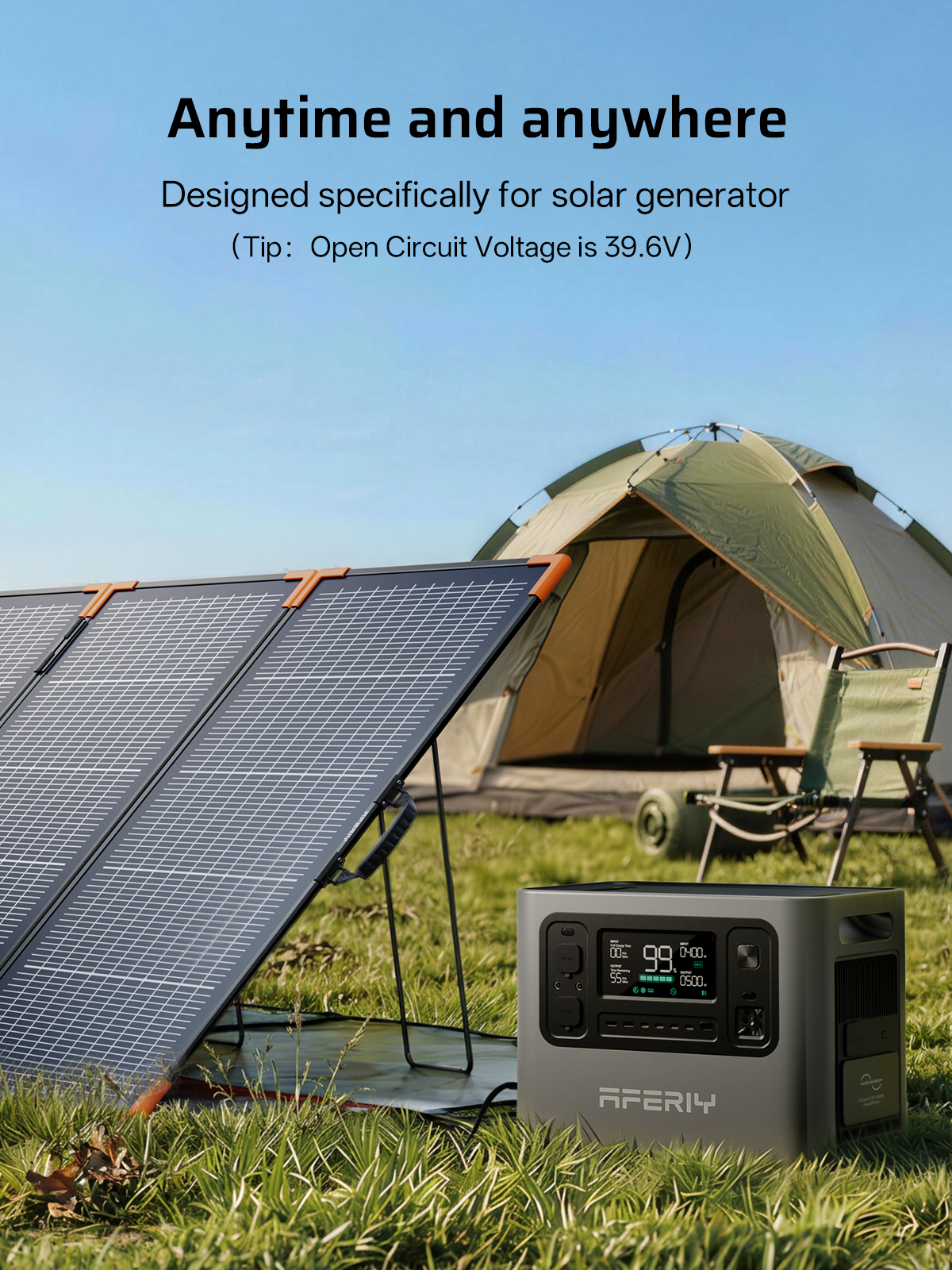 AFERIY ‎‎AF-SA400 Portable Solar Panel 400W