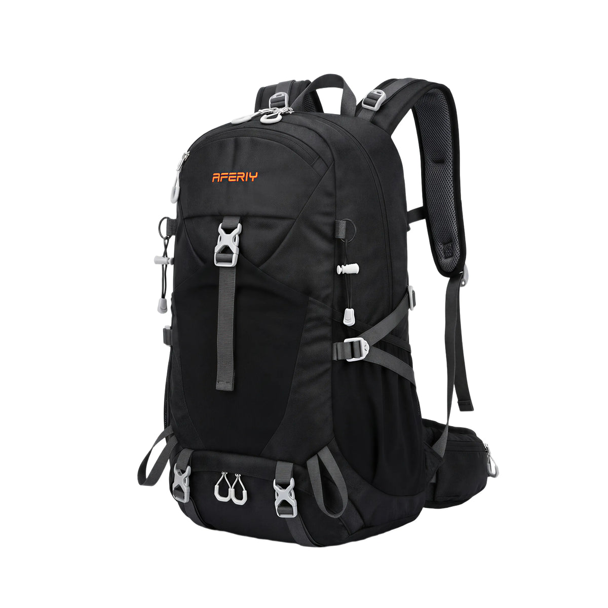 AFERIY 35L Waterproof Outdoor Backpack for Hiking and Camping – Black