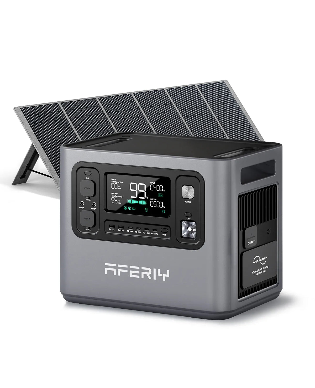 AFERIY Haven2800 P280 2800W zonnegenerator met uitbreidingsbatterij