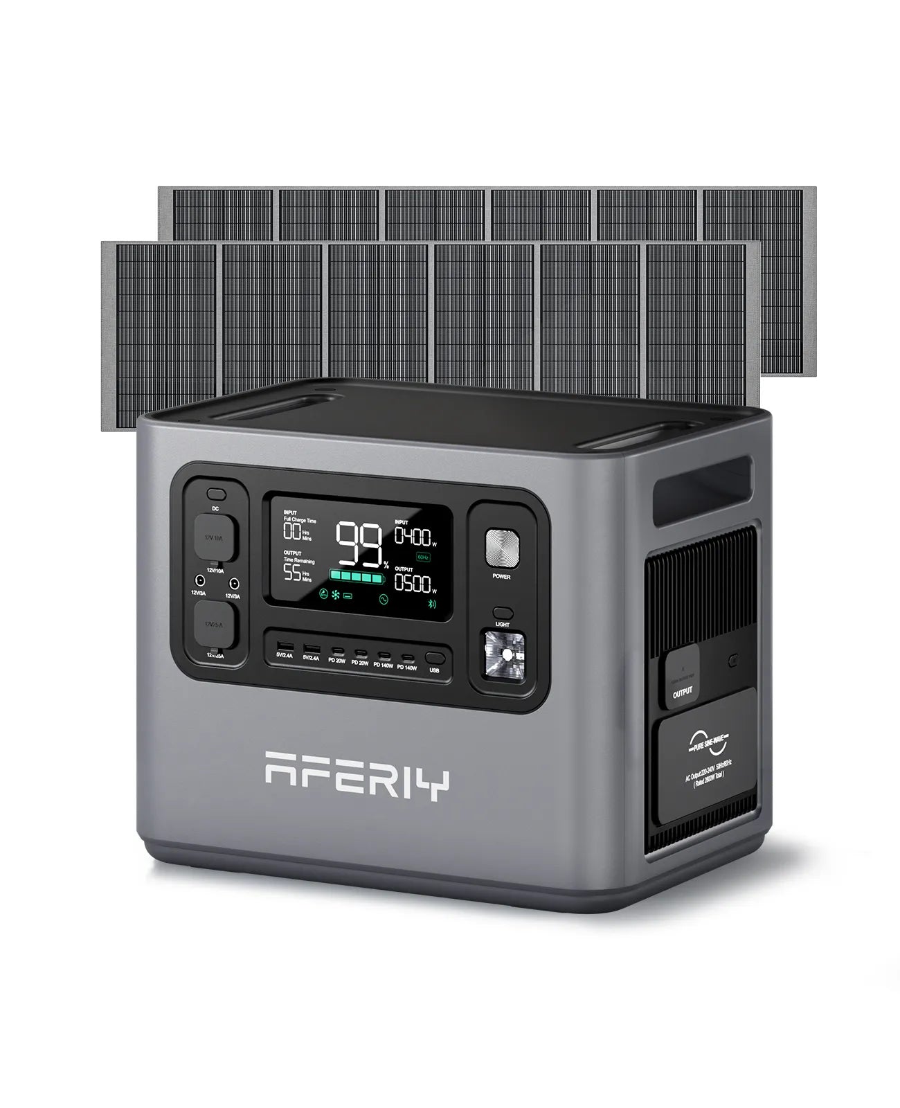 AFERIY Haven2800 P280 2800W zonnegenerator met uitbreidingsbatterij