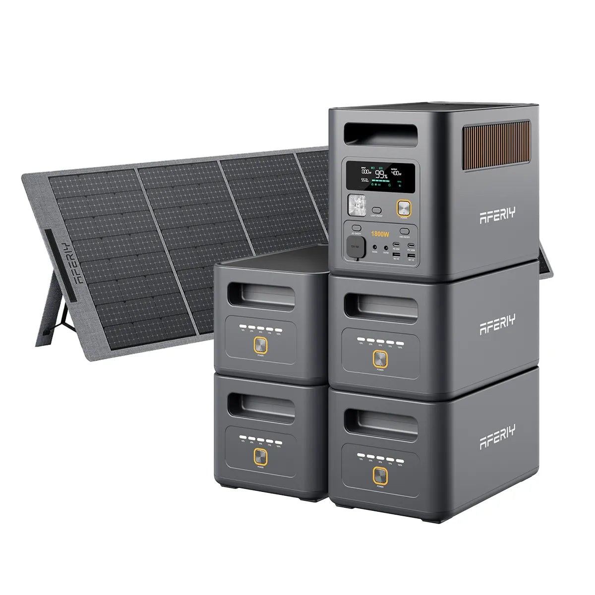 AFERIY Nomad1800 Pro 1800W Solar Generator with Expansion Battery