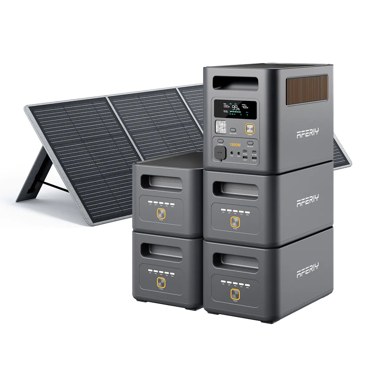 AFERIY Nomad1800 Pro 1800W Solar Generator with Expansion Battery