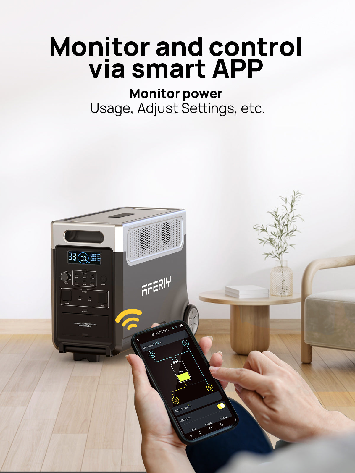 AFERIY P310-EC 3600W Zonnegenerator 