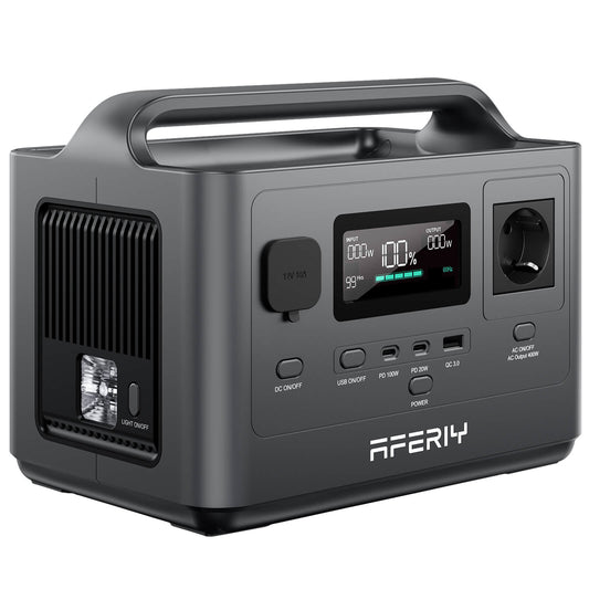 Estación de energía portátil AFERIY P040 de 400 W y 256 Wh 