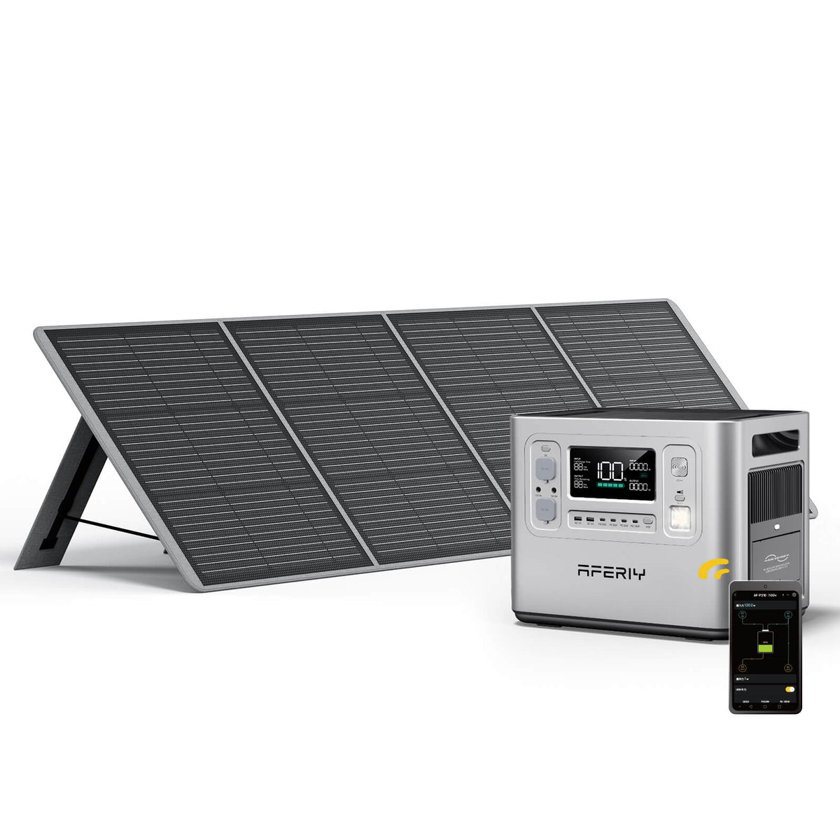AFERIY P210 2400W Solar Generator with APP Control
