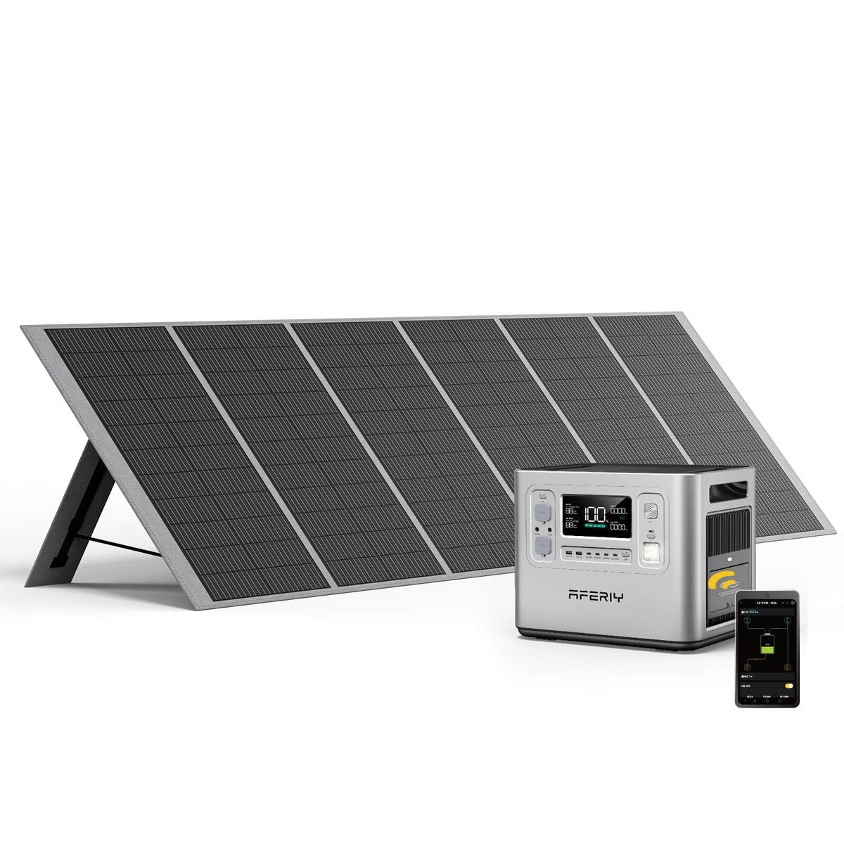 AFERIY P210 2400W Solar Generator with APP Control