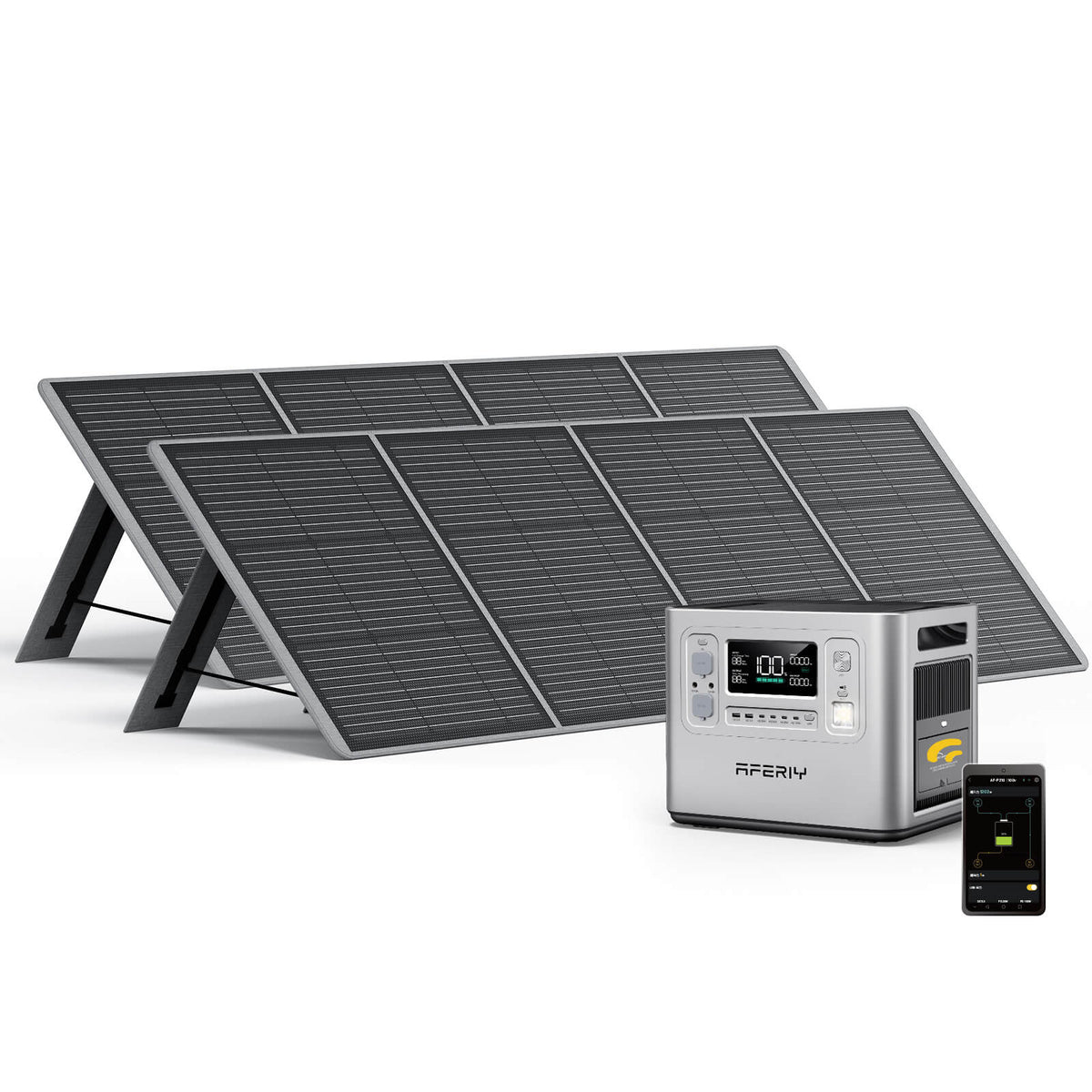 AFERIY P210 2400W Solar Generator with APP Control