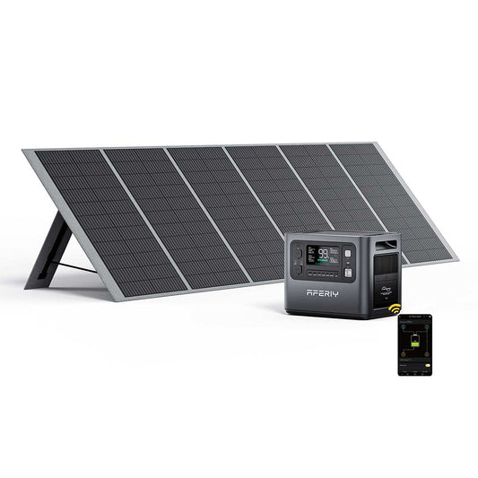 Generador solar AFERIY P210 de 2400 W con control por aplicación 