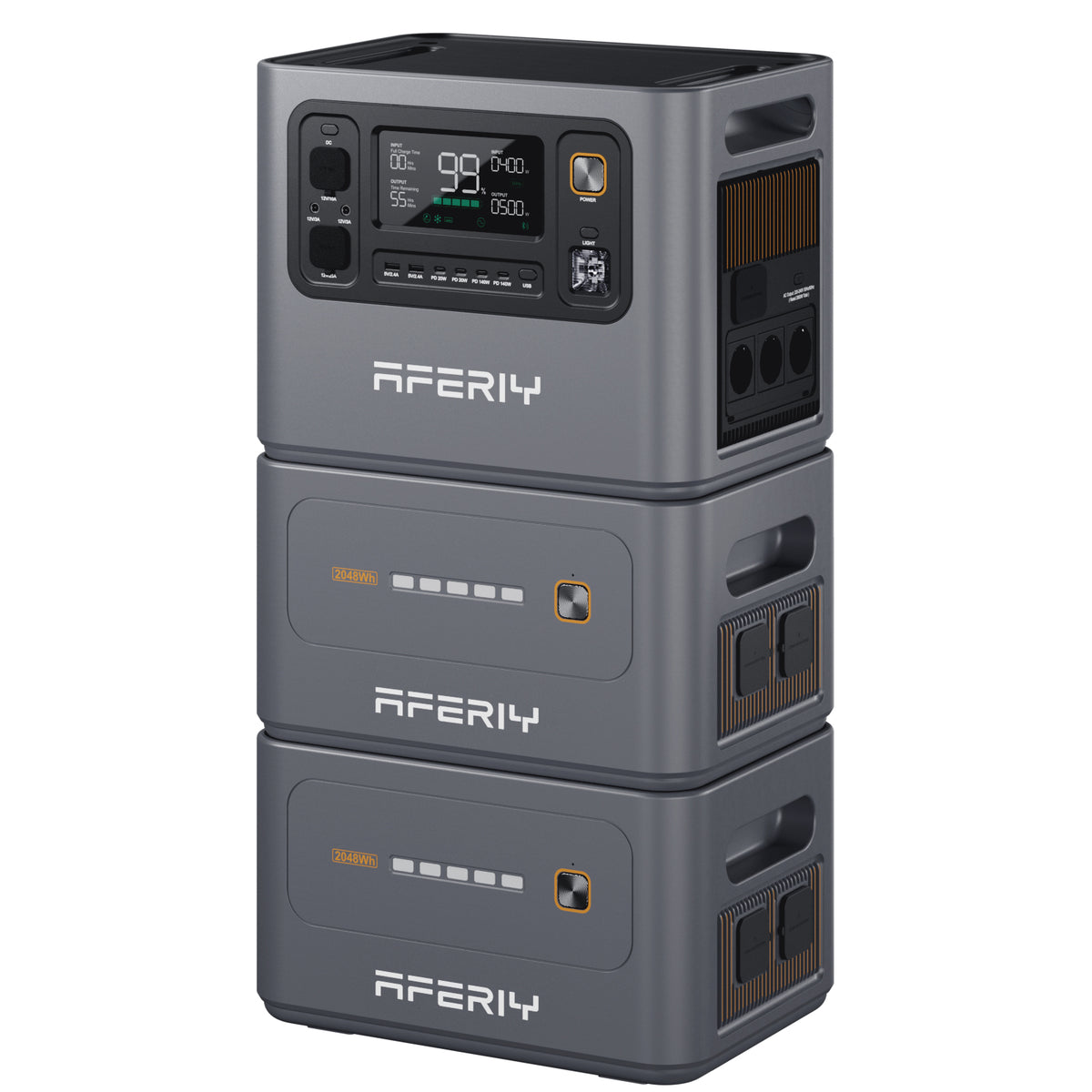 AFERIY Haven3000 P300 bærbar strømstation 3000W 2048Wh-10240Wh