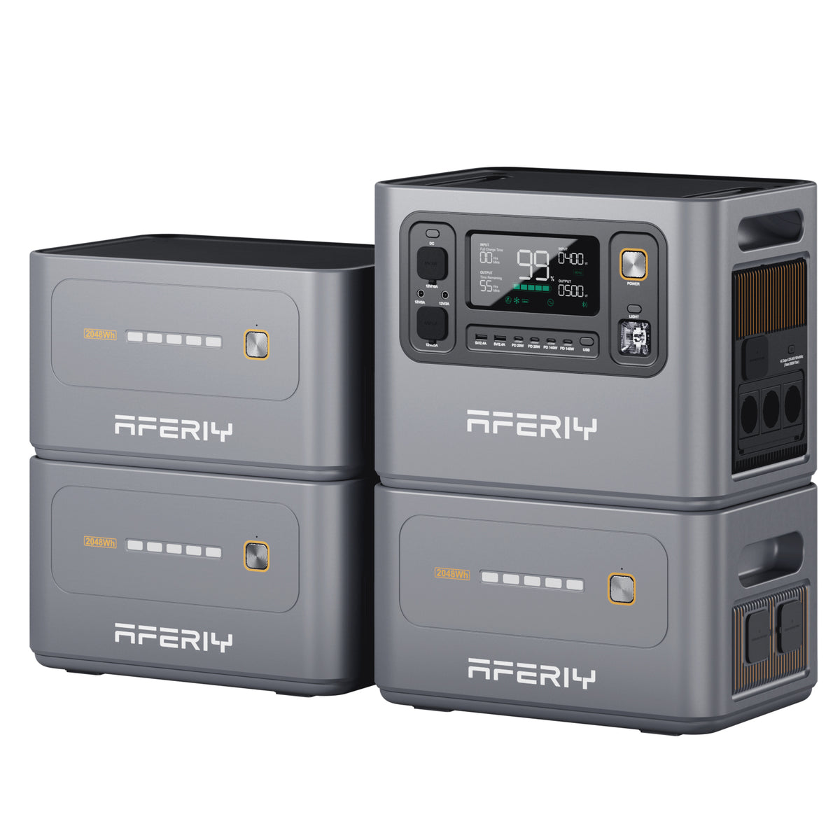 AFERIY Haven3000 P300 bærbar strømstation 3000W 2048Wh-10240Wh