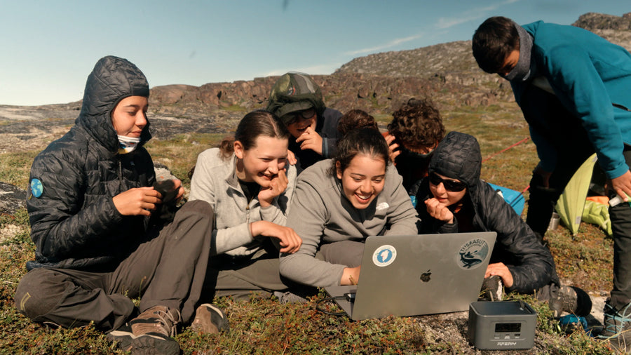 AFERIY powering a scientific whale expedition in Greenland