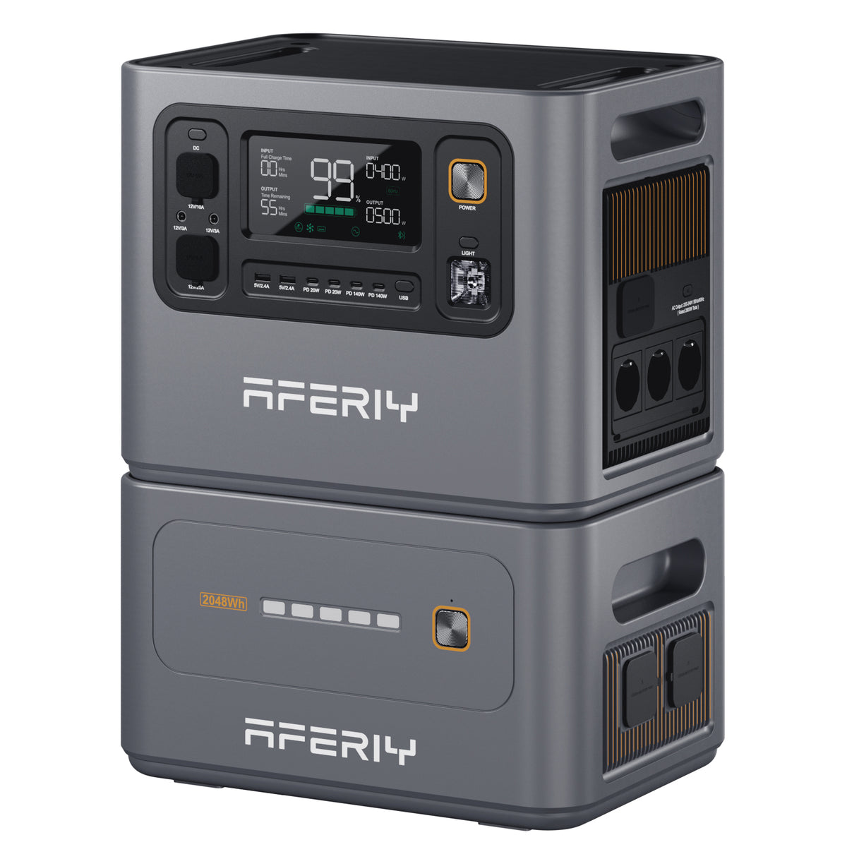 AFERIY Haven3000 P300 bærbar strømstation 3000W 2048Wh-10240Wh
