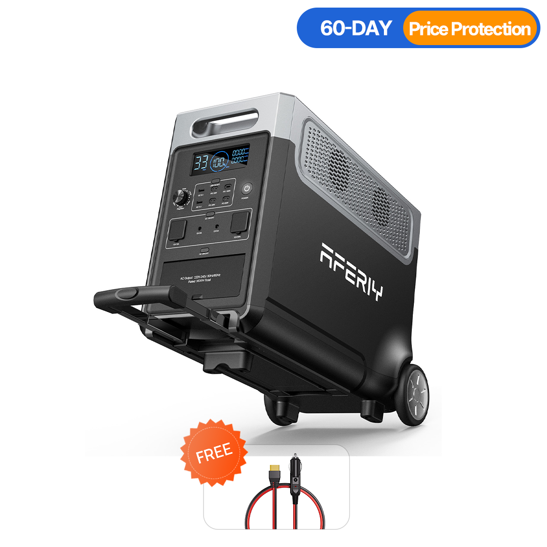 Estación de energía portátil AFERIY P310 con control por aplicación | 3600 W, 3840 Wh 